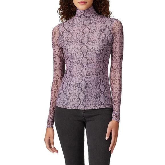 Cinq à Sept Python Turtleneck Small - Picture 8 of 15